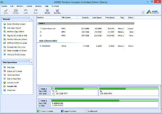 AOMEI Partition Assistant 8 Download Free