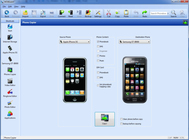 MOBILedit Phone Copier