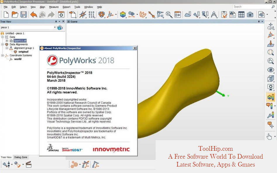 InnovMetric PolyWorks Metrology Suite 2019 Free Download