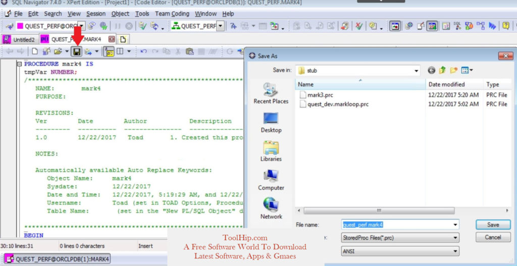 SQL Navigator for Oracle 7.2 Free Download - Tool Hip