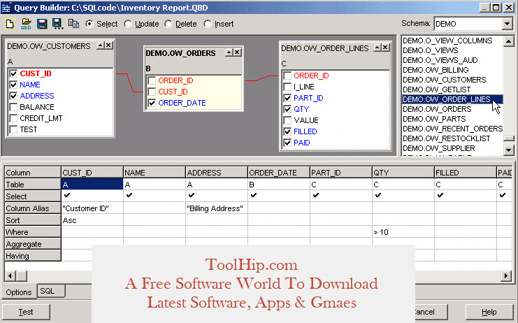 SQL Navigator for Oracle 7.2 Free Download