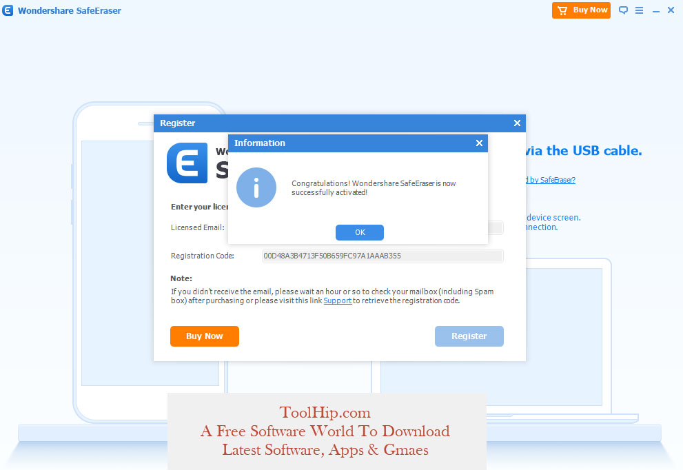 Wondershare SafeEraser 4.9.9 Free Download