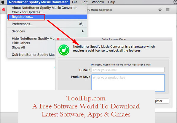 noteburner spotify music converter cracked