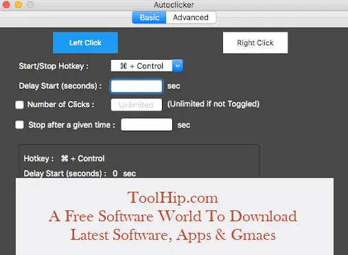 advanced auto clicker for mac