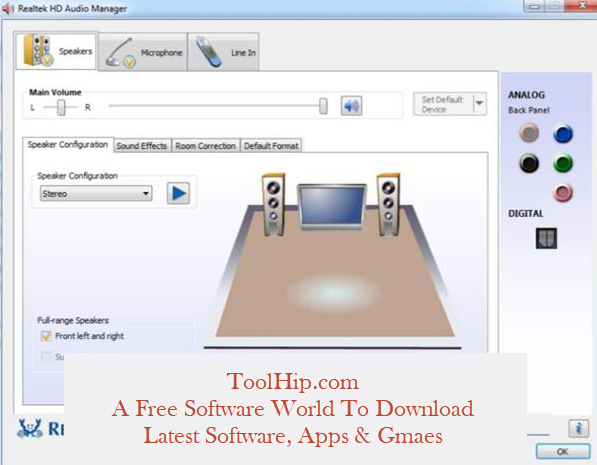 Realtek HD Audio Manager Download