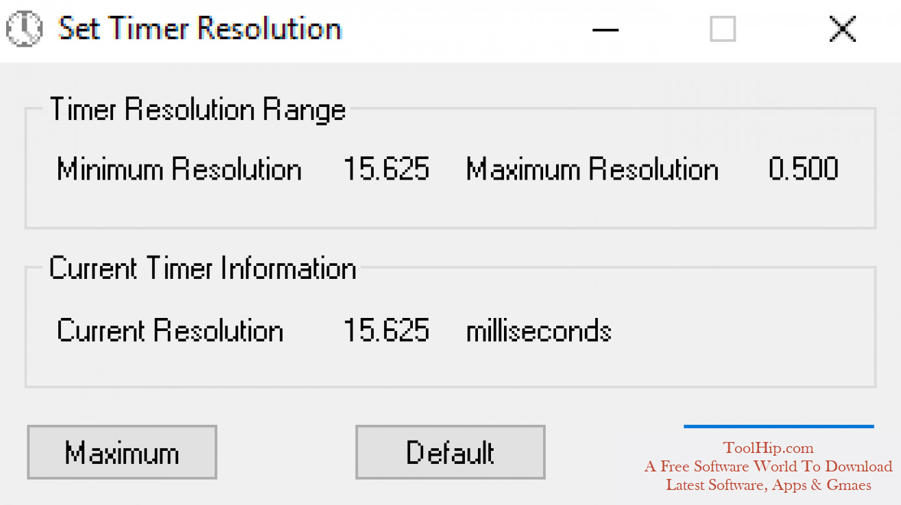 Timer Resolution Download