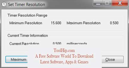 Timer Resolution Free Download