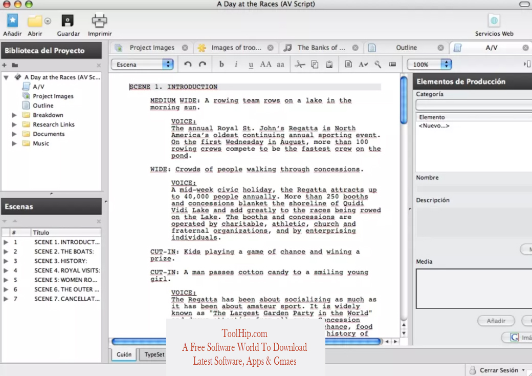 Celtx for Mac Download