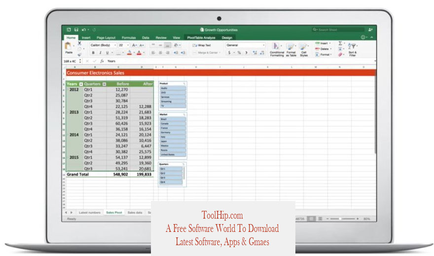 excel for mac 15.39