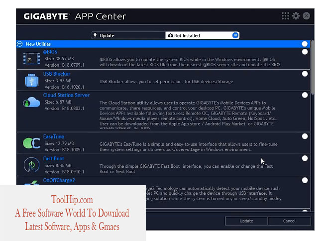Gigabyte App Center Download for Windows