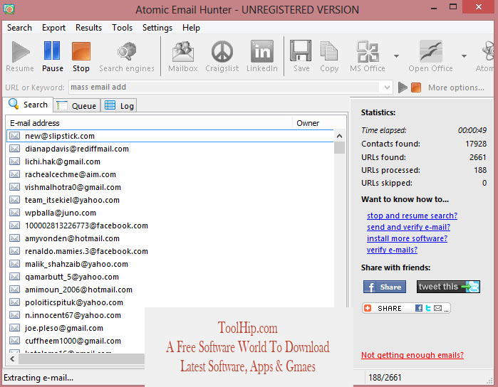 Atomic Email Hunter Download